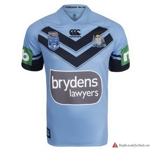 Camiseta NSW Blues Primera equipación 2018 Azul Rugby